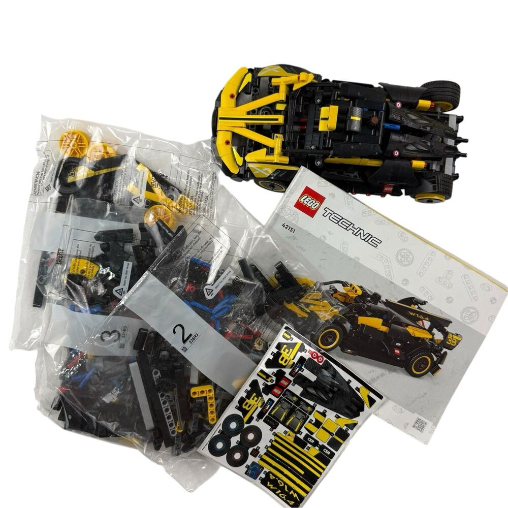LEGO Technic 42151 Bugatti Bolide Race Super Car Vehicle 2 Incomplete Sets